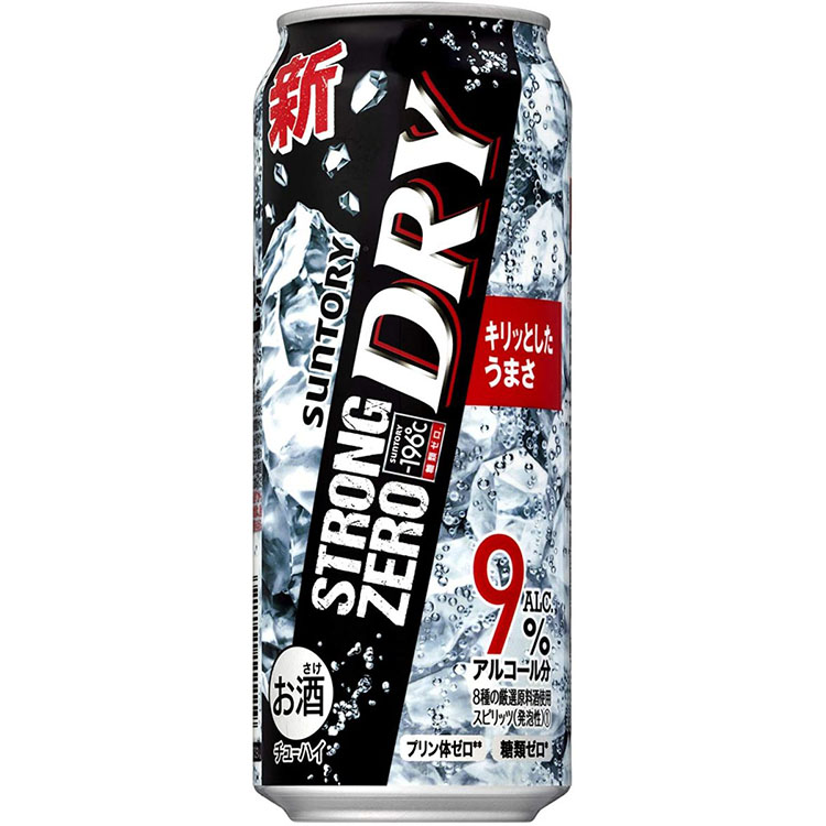 サントリー -196℃ ストロングゼロ ドライ  500ml×1ケース(24本)　一部地域送料無料