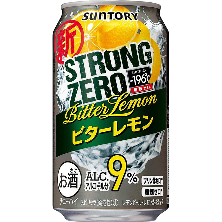 サントリー -196℃ ストロングゼロ ビターレモン  350ml×1ケース(24本)　一部地域送料無料